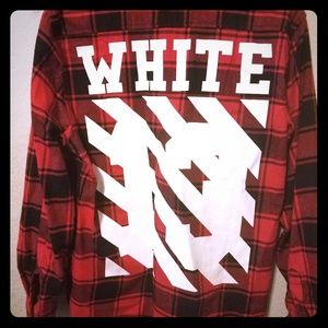 Off white flannel replica